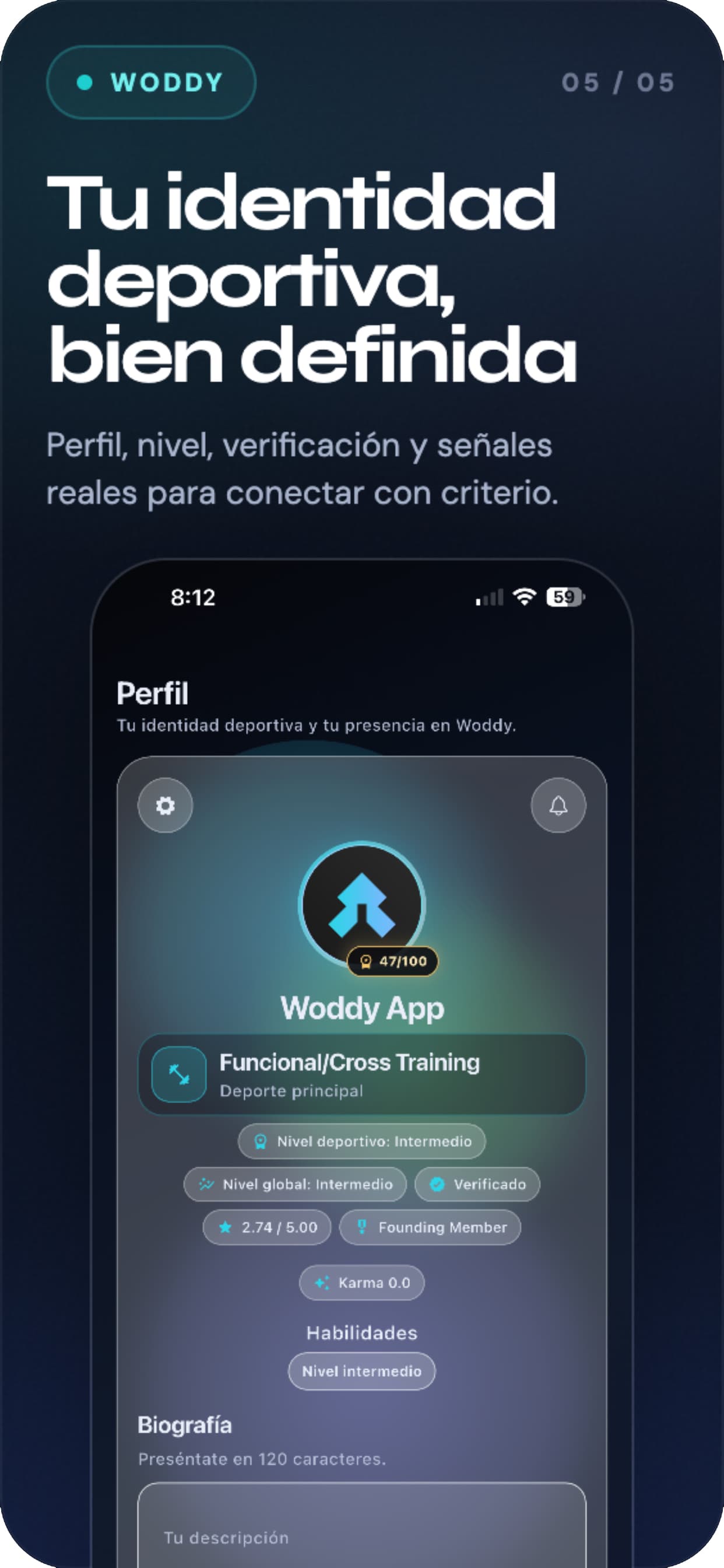 Match con atletas compatibles